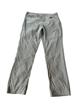 Eddie Bauer Mens Gray Lightweight Nylon Active Fit Casual Pants 36 X 32 Slim Fit